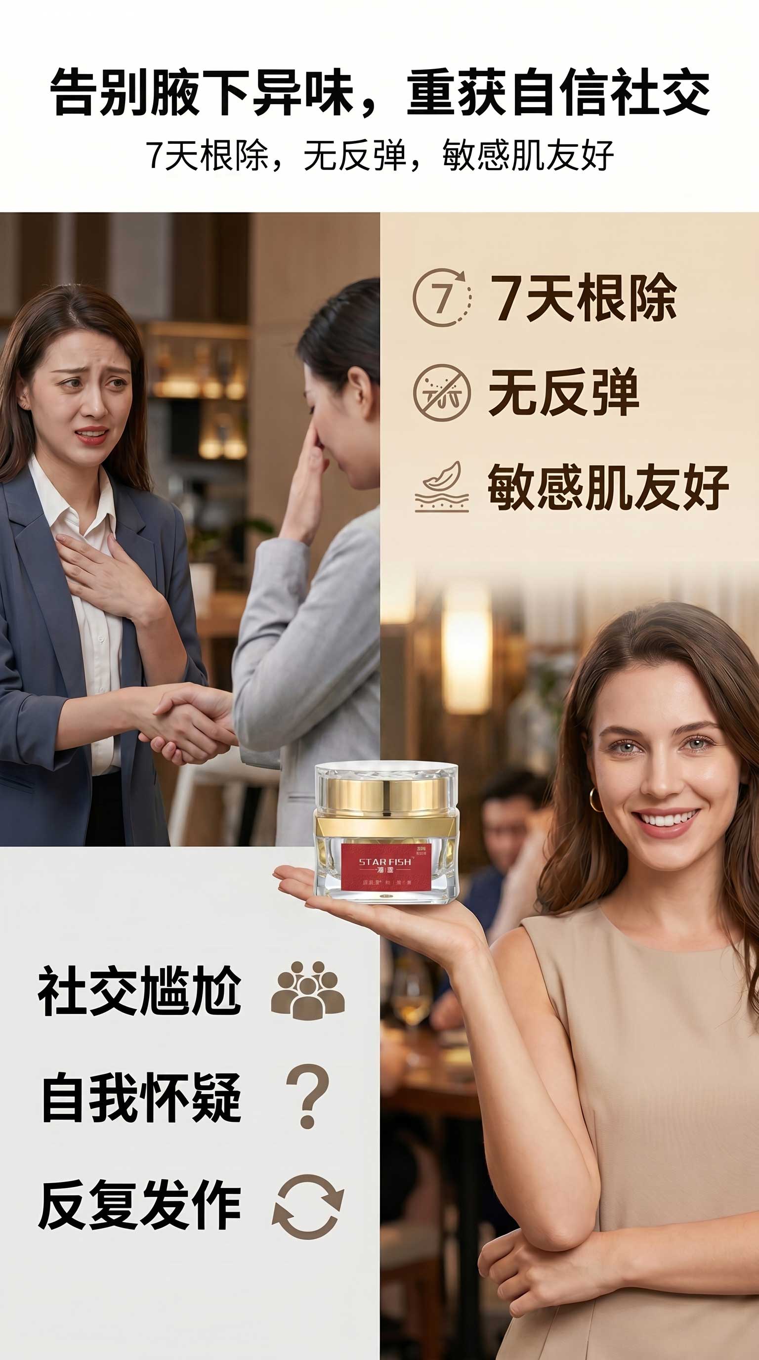 祛味膏,狐臭膏,净味膏